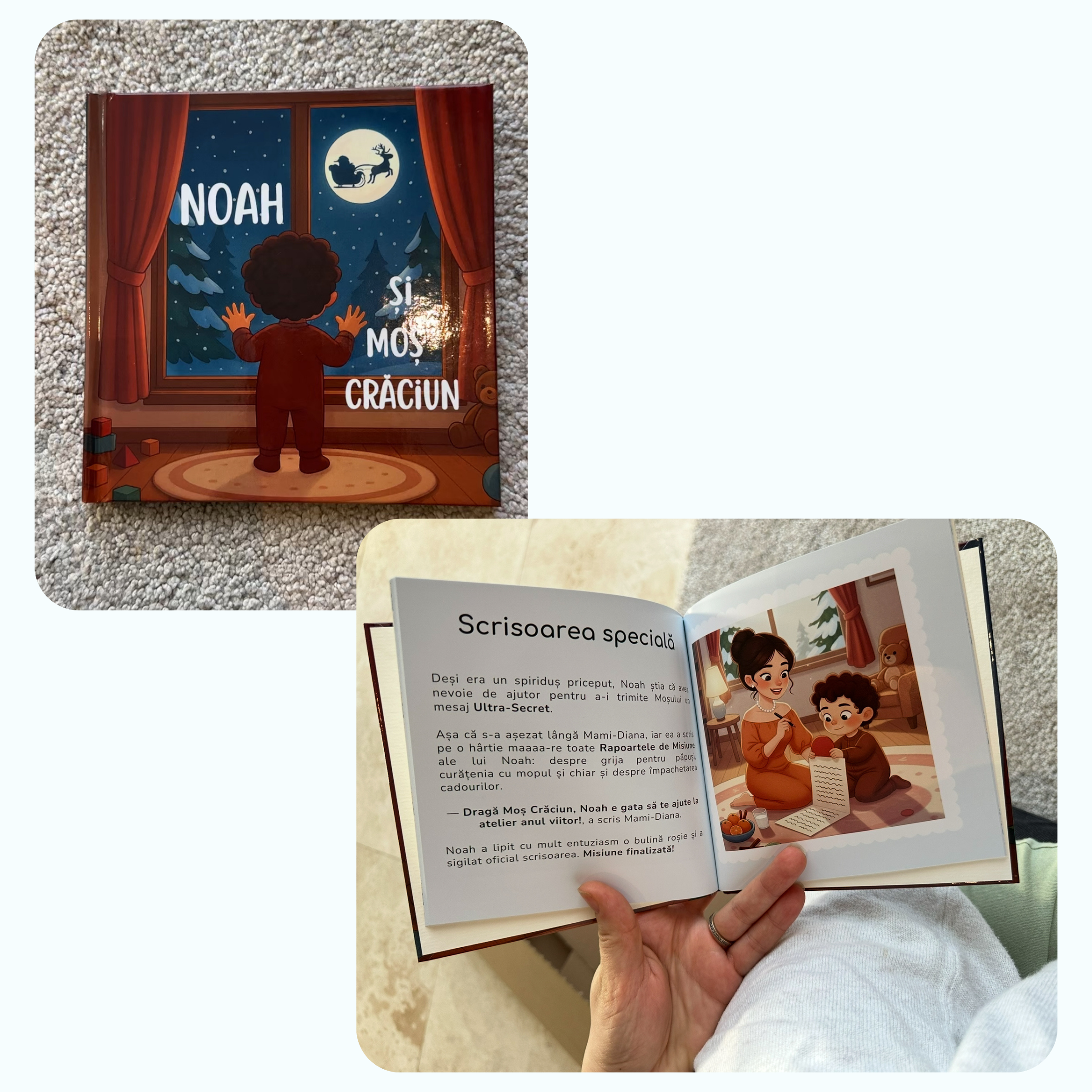 Poze carte Noah si Mos Craciun